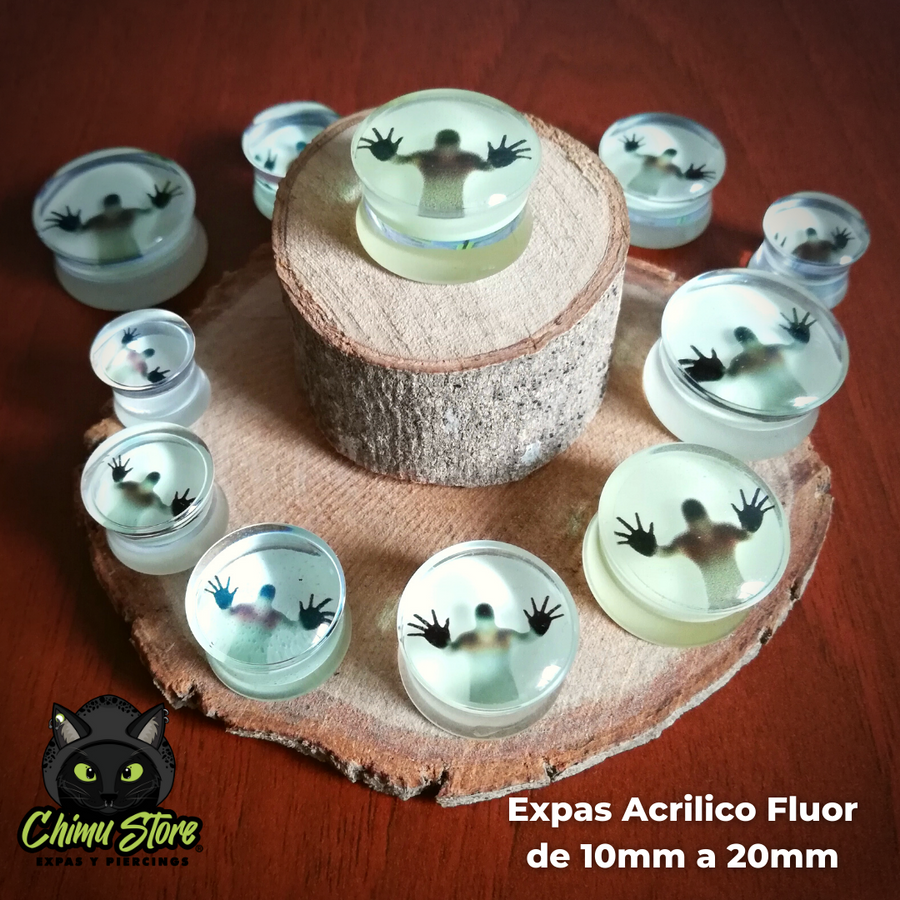 Expansiones Acrílico Flúor - Sombra (10mm a 20mm)