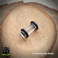 Expansiones Acrílico - Transparentes con Gomitas (1,6mm a 10mm)