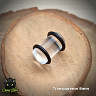 Expansiones Acrílico - Transparentes con Gomitas (1,6mm a 10mm)