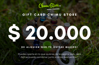 Gift Cards - 4 Variedades ($10.000 a $30.000)