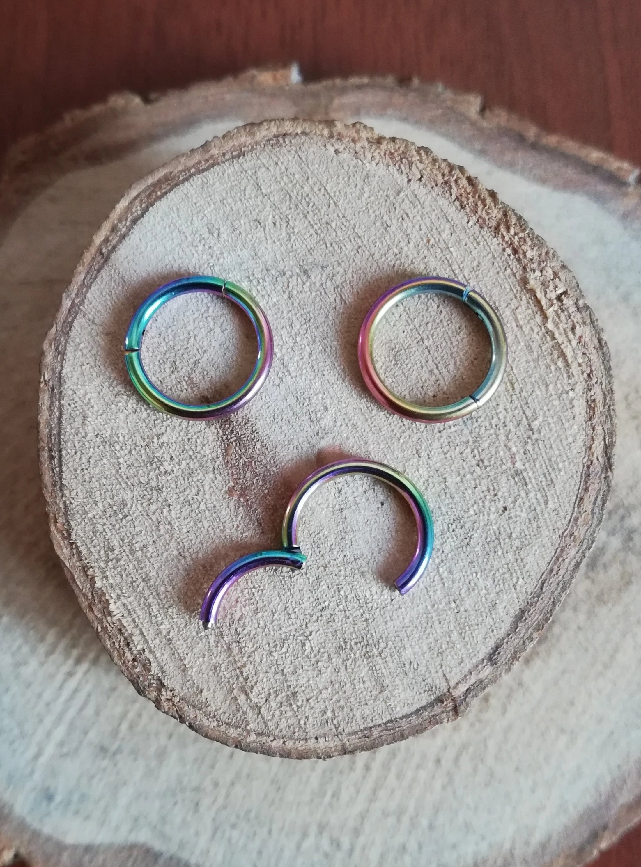 REP Argollas Clicker Titanio G23 - Tamaño 8mm (1,2mm;16G)