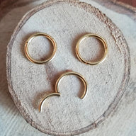 REP Argollas Clicker Titanio G23 - Tamaño 8mm (1,2mm;16G)