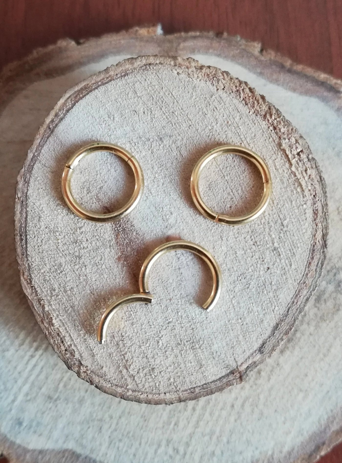REP Argollas Clicker Titanio G23 - Tamaño 8mm (1,2mm;16G)