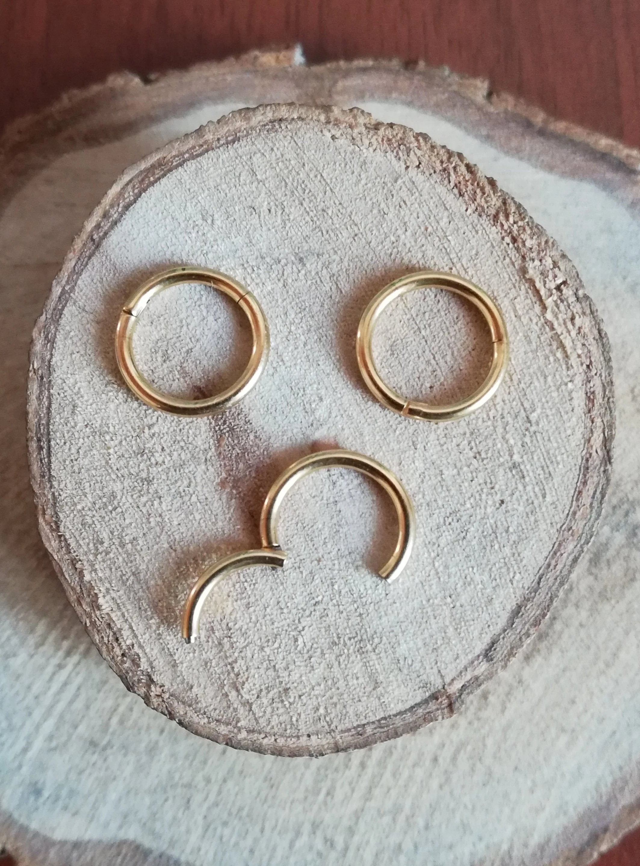 REP Argollas Clicker Titanio G23 - Tamaño 8mm (1,2mm;16G)