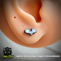 Labret Rosca Interna Acero Inoxidable - Animales (1,2mm;8mm) (16G)