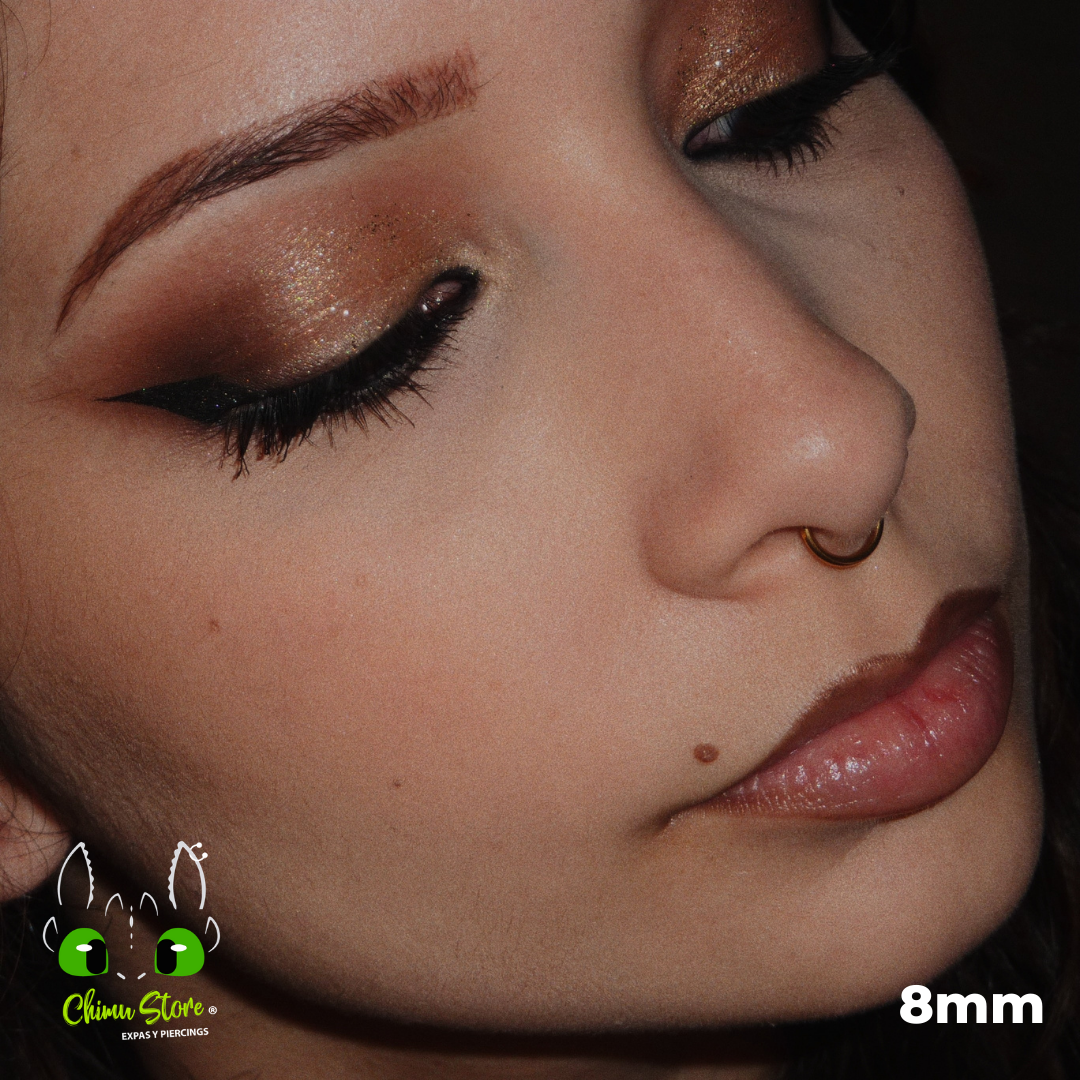 REP Argollas Clicker Titanio G23 - Tamaño 8mm (1,2mm;16G)