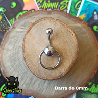 Navel Acero Inoxidable - Argolla (1,6mm;5*8) (14G)