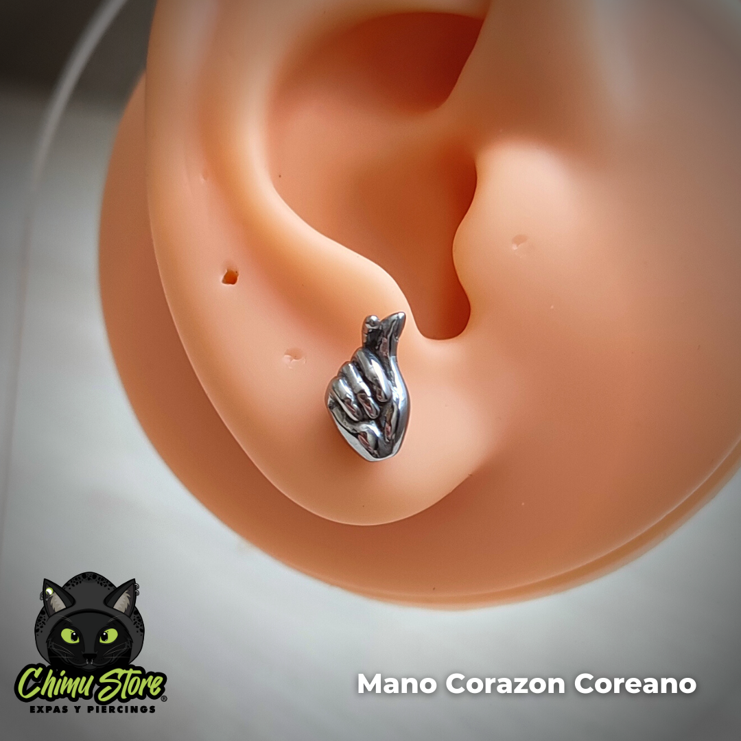 Piercing Bolita Acero Inoxidable - Manos (1,2mm;6mm) (16G)