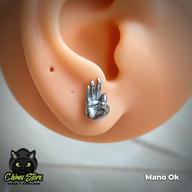 Piercing Bolita Acero Inoxidable - Manos (1,2mm;6mm) (16G)