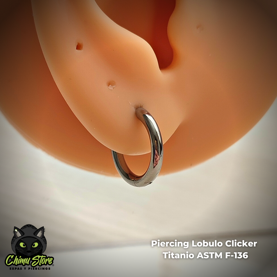 NEW Piercing Lobulo Titanio ASTM F-136 - Liso (1mm;10mm) (18G)