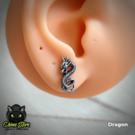 Piercing Acero Inoxidable - Diseños Animales (1,2mm;6mm) (16G)