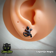 Piercing Acero Inoxidable - Diseños Animales (1,2mm;6mm) (16G)