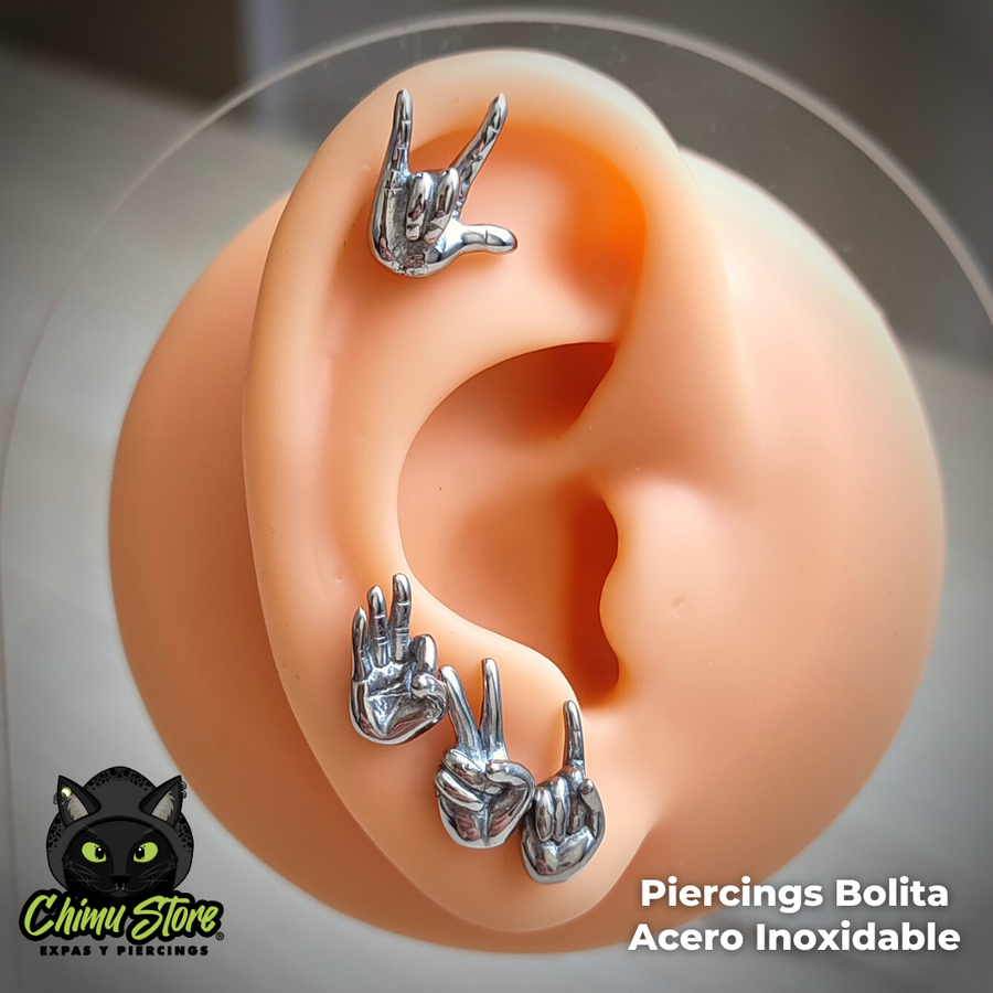 Piercing Bolita Acero Inoxidable - Manos (1,2mm;6mm) (16G)