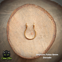 REP Septum Falso Acero Inoxidable - Tamaño 8mm (16G)