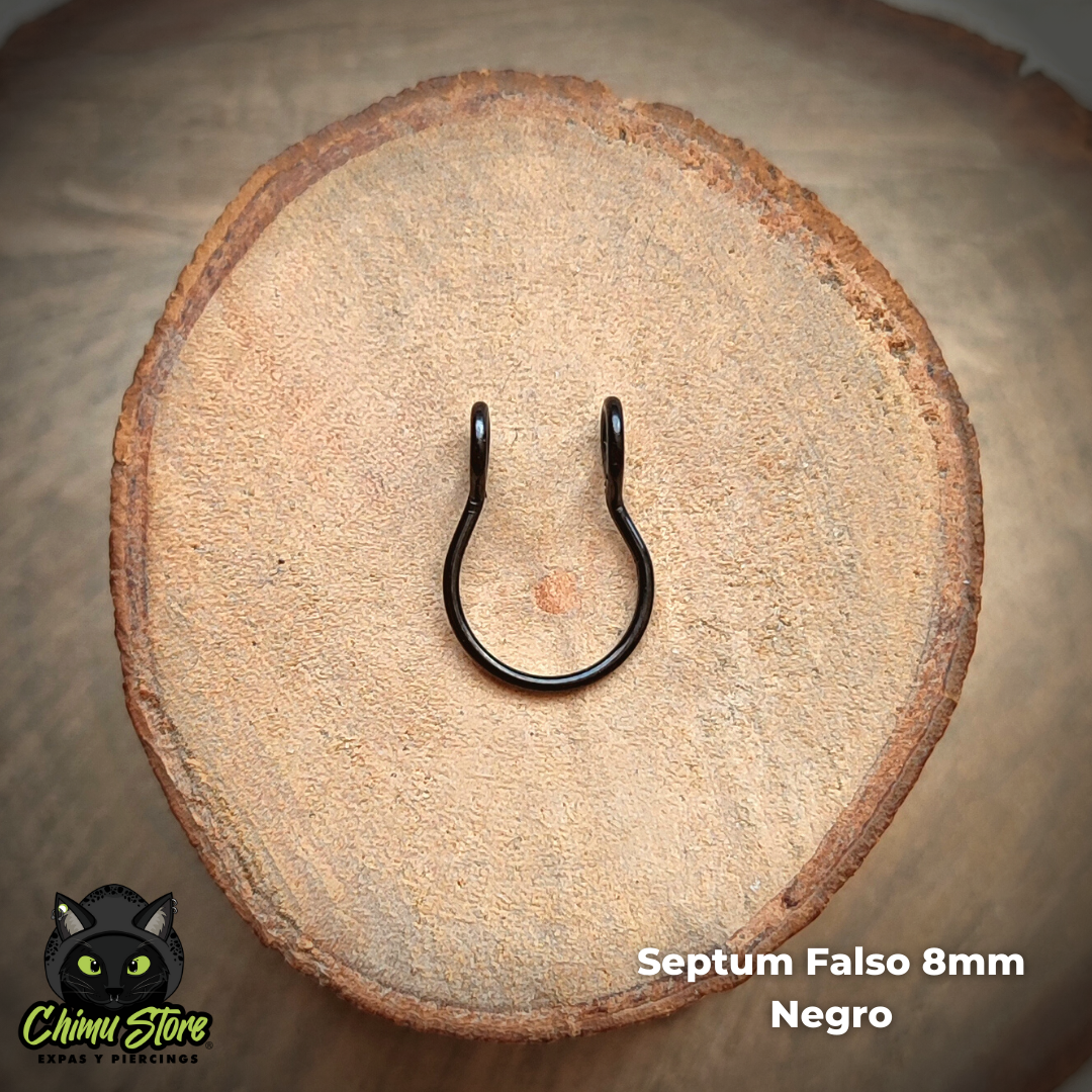 REP Septum Falso Acero Inoxidable - Tamaño 8mm (16G)