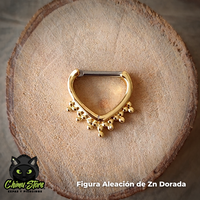 Septum Barra de Titanio G23 - Tribal En Punta (1,2mm;16G)