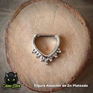 Septum Barra de Titanio G23 - Tribal En Punta (1,2mm;16G)