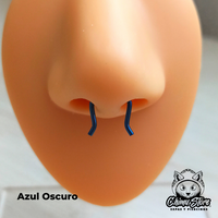 Septum Retainer Acero Inoxidable - Forma de U (1,2mm) (16G)