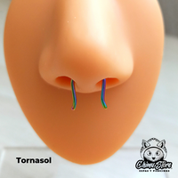 Septum Retainer Acero Inoxidable - Forma de U (1,2mm) (16G)