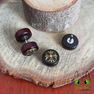 Simulador Acero Inoxidable - Madera Diseños 10mm (1,2mm;6mm) (16G)