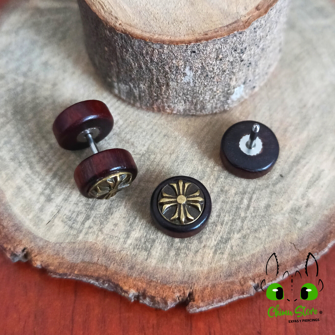 Simulador Acero Inoxidable - Madera Diseños 10mm (1,2mm;6mm) (16G)