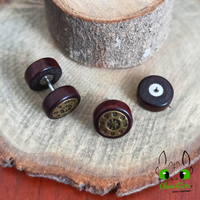Simulador Acero Inoxidable - Madera Diseños 10mm (1,2mm;6mm) (16G)